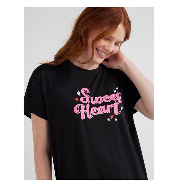 Women’s plus size sleepshirt,nightgown, 2X-3X. New with tag.Black & Pink - Picture 3 of 5